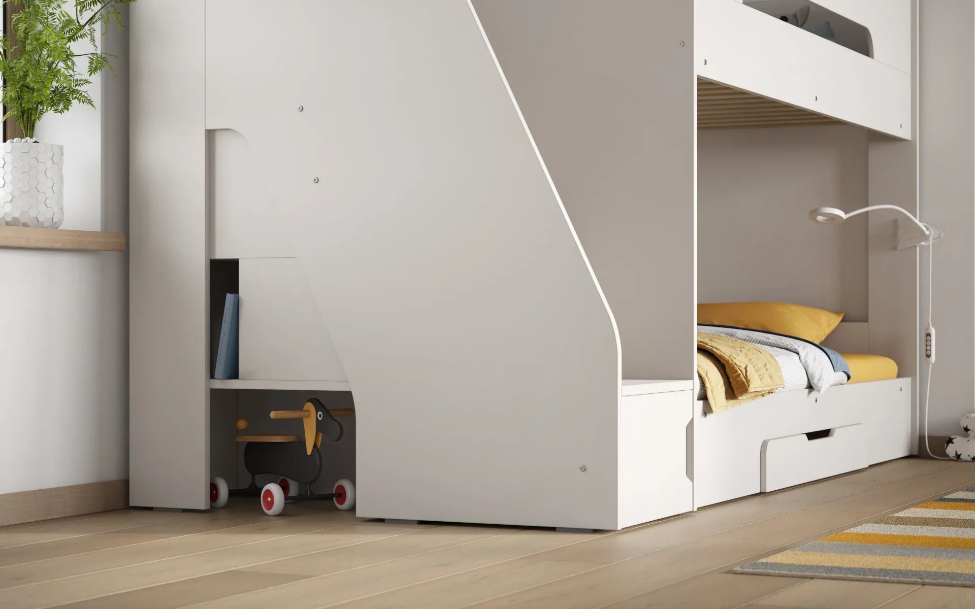 Smart Staircase Bunk Bed With Storage