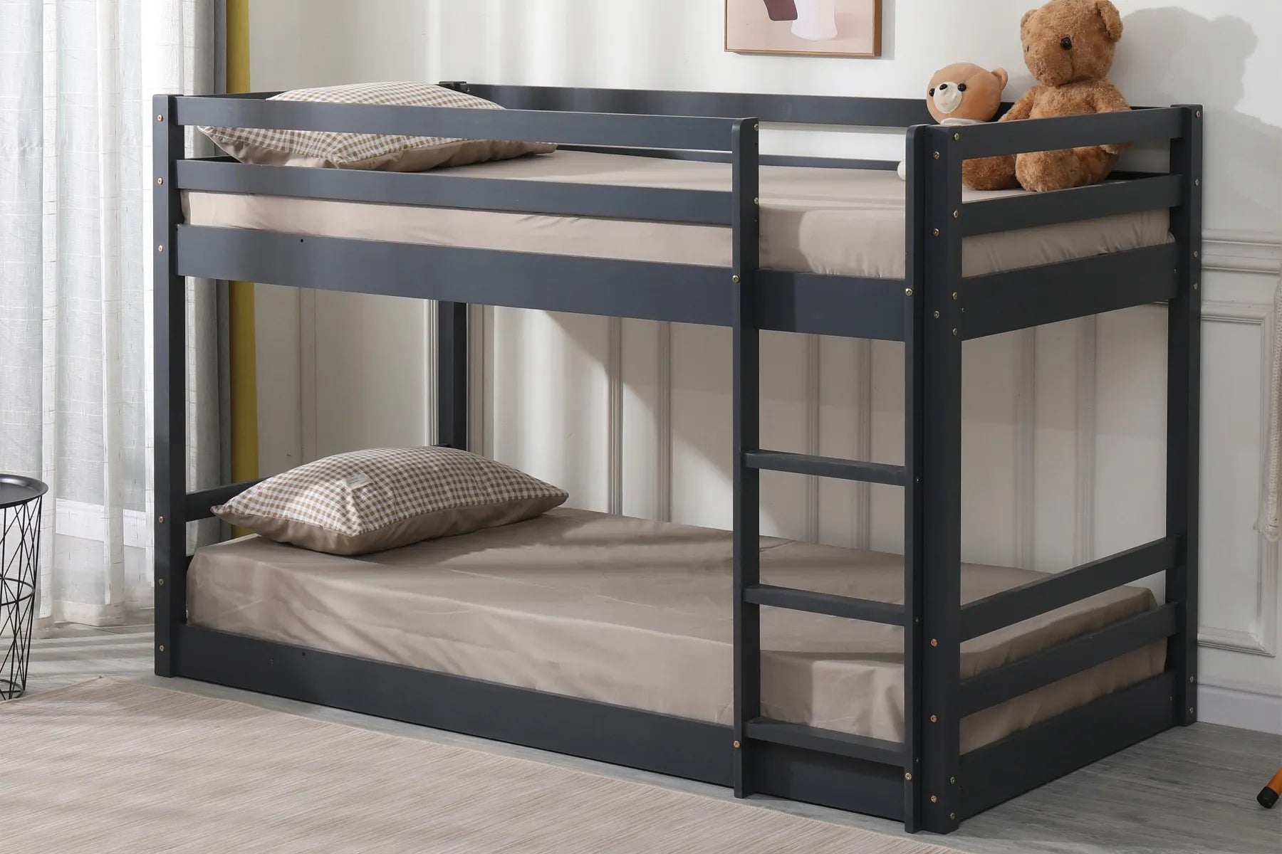 Sleek Low Bunk Bed