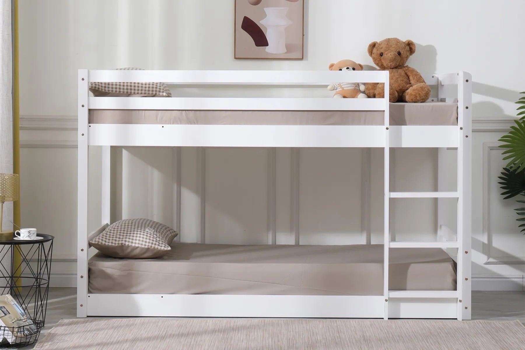 Sleek Low Bunk Bed