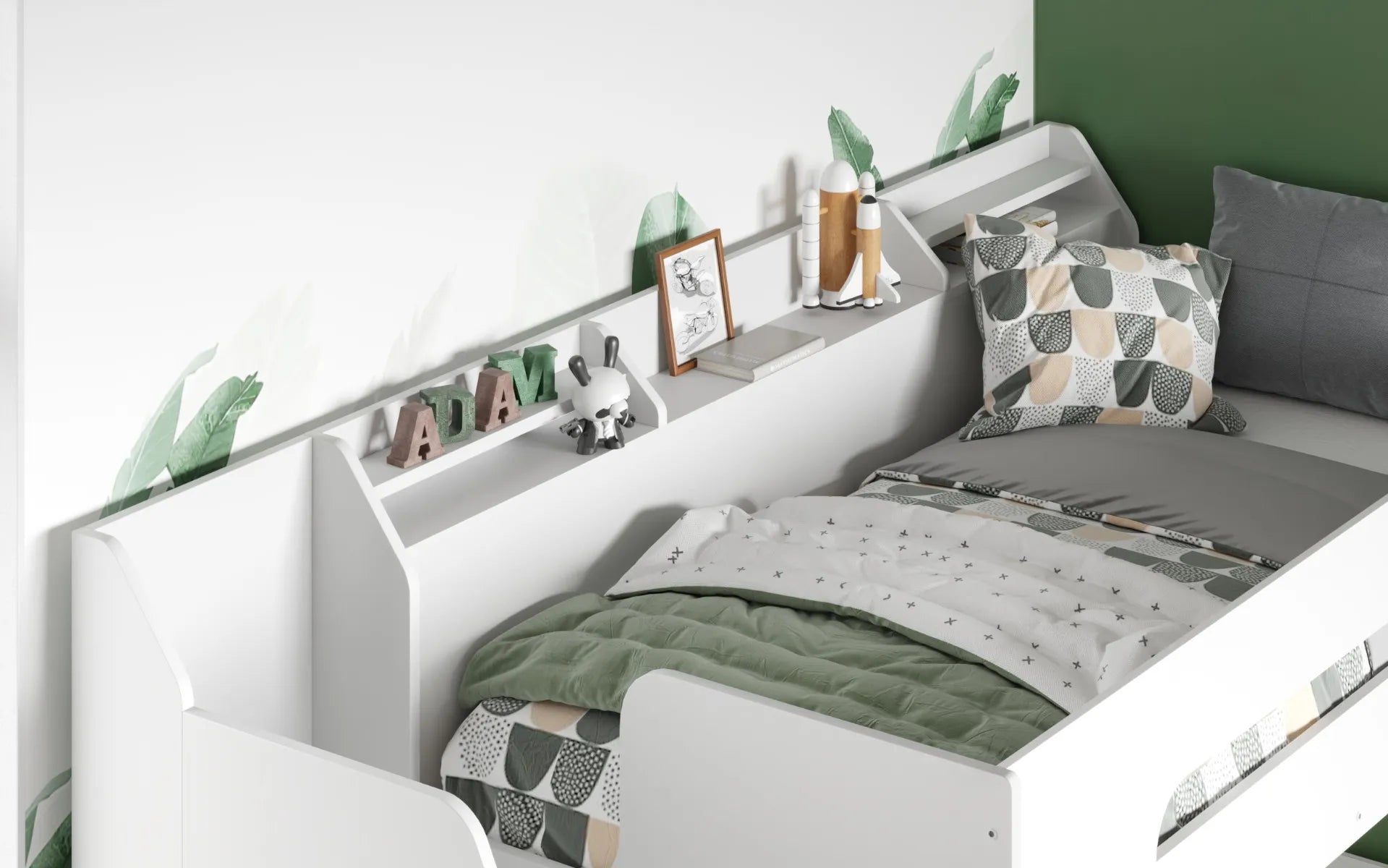 Stepwise L Shaped Bunk Bed