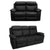 Recliner Sofa Suede Leather fabric