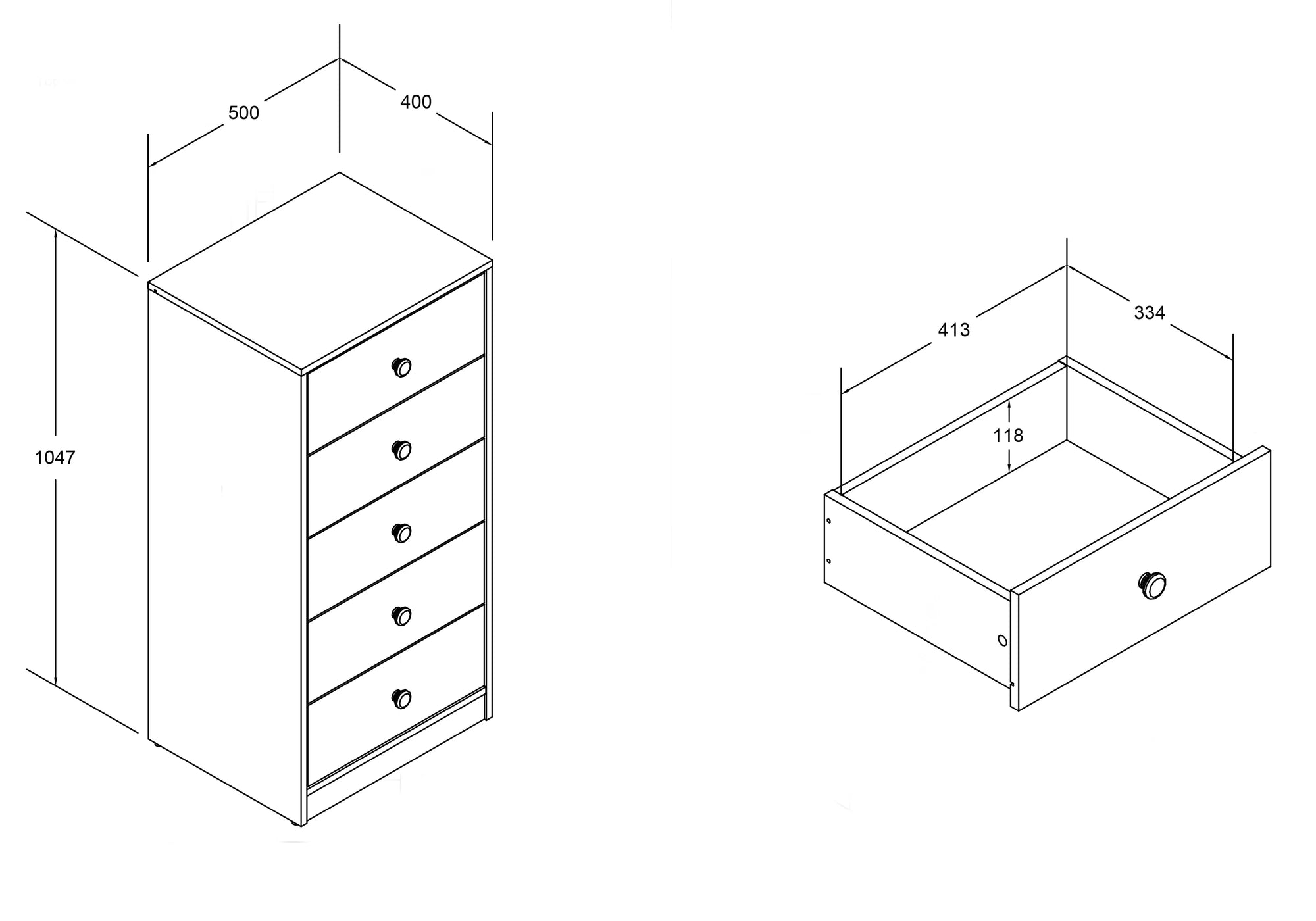 Warlock Junior Mid High Sleeper Storage Station