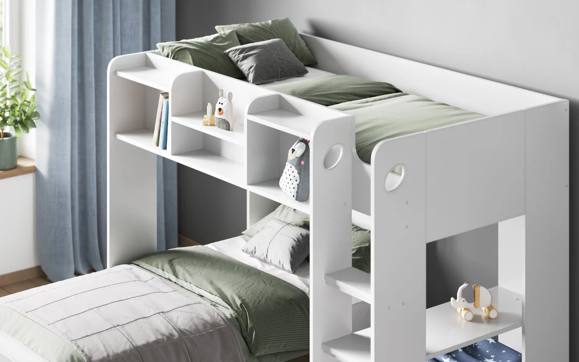 Warlock L Shaped Bunk Bed