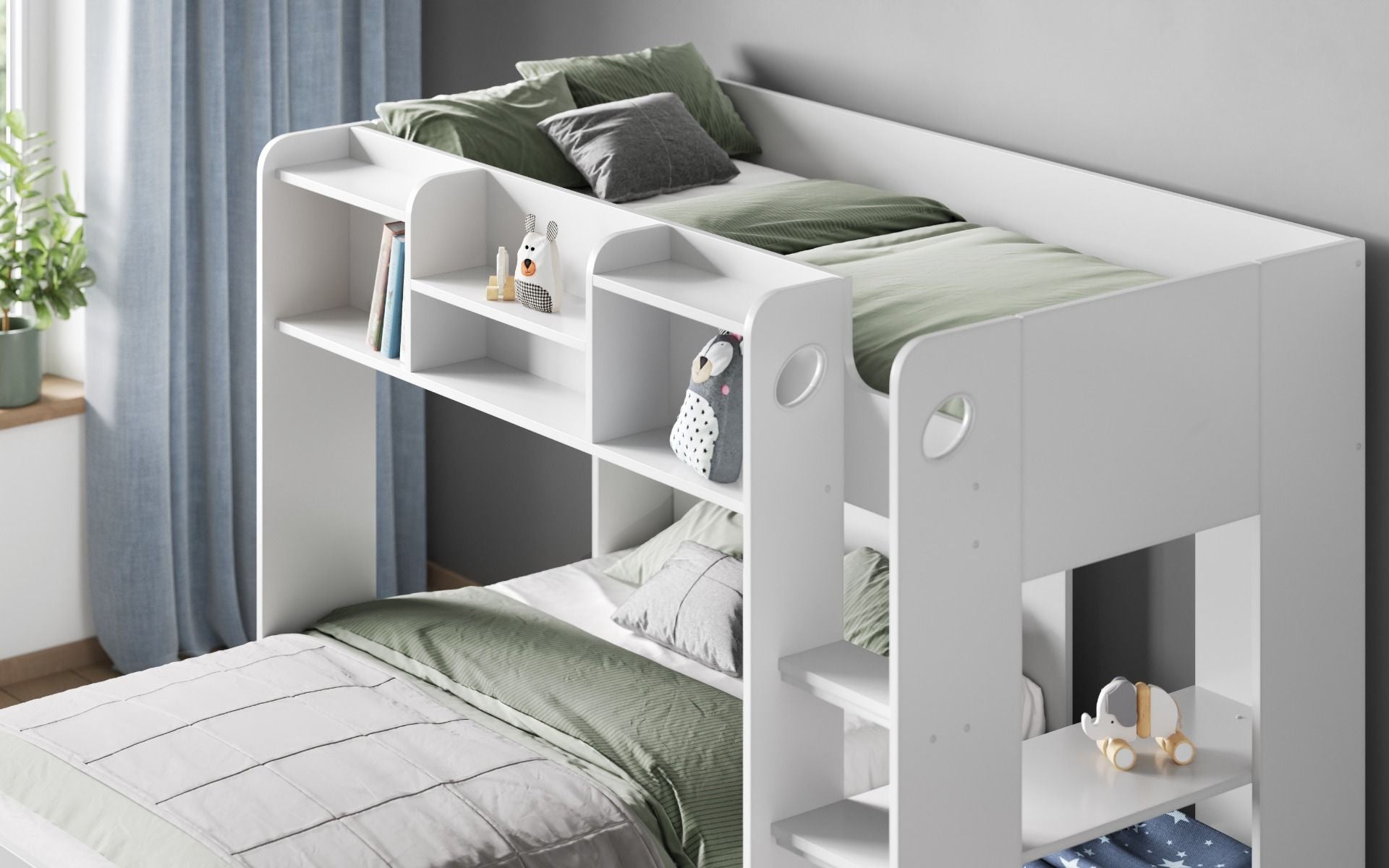 Warlock L Shaped Triple Bunk Bed